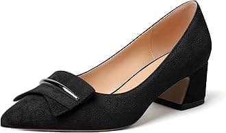 – Women Block Heel Pumps Pointed Toe Mid Heels 2'' Block Heels Elegant Wedding, Party, Dress Shoes