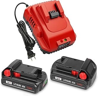 Replacement for Milwaukee M-18 battery with charger