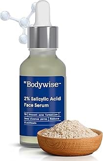 Bodywise 2% Salicylic Acid Face Serum for Women | Helps to Reduce Acne, Blackheads, Whiteheads | 2% Salicylic Acid and 0.5% Niacinamide for All Skin, 30ml