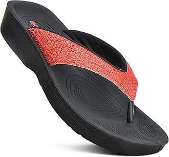 AEROTHOTIC Women's Strait Orthotic Thong Sandals