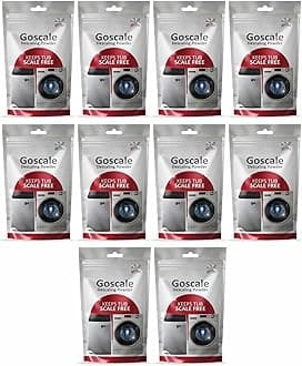 LG Washing Machine Drum Cleaning Powder Descaling Powder for Top & Front Load LG SACAL-G-O Washing Machines (100g) - Scale Remover & Washing Drum Cleaner for Cleaner, Fresher Laundry (10, Pack of 10)