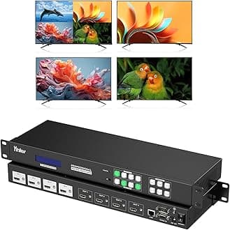 4K Rack Mount Matrix Video Wall Controller Multiviewer