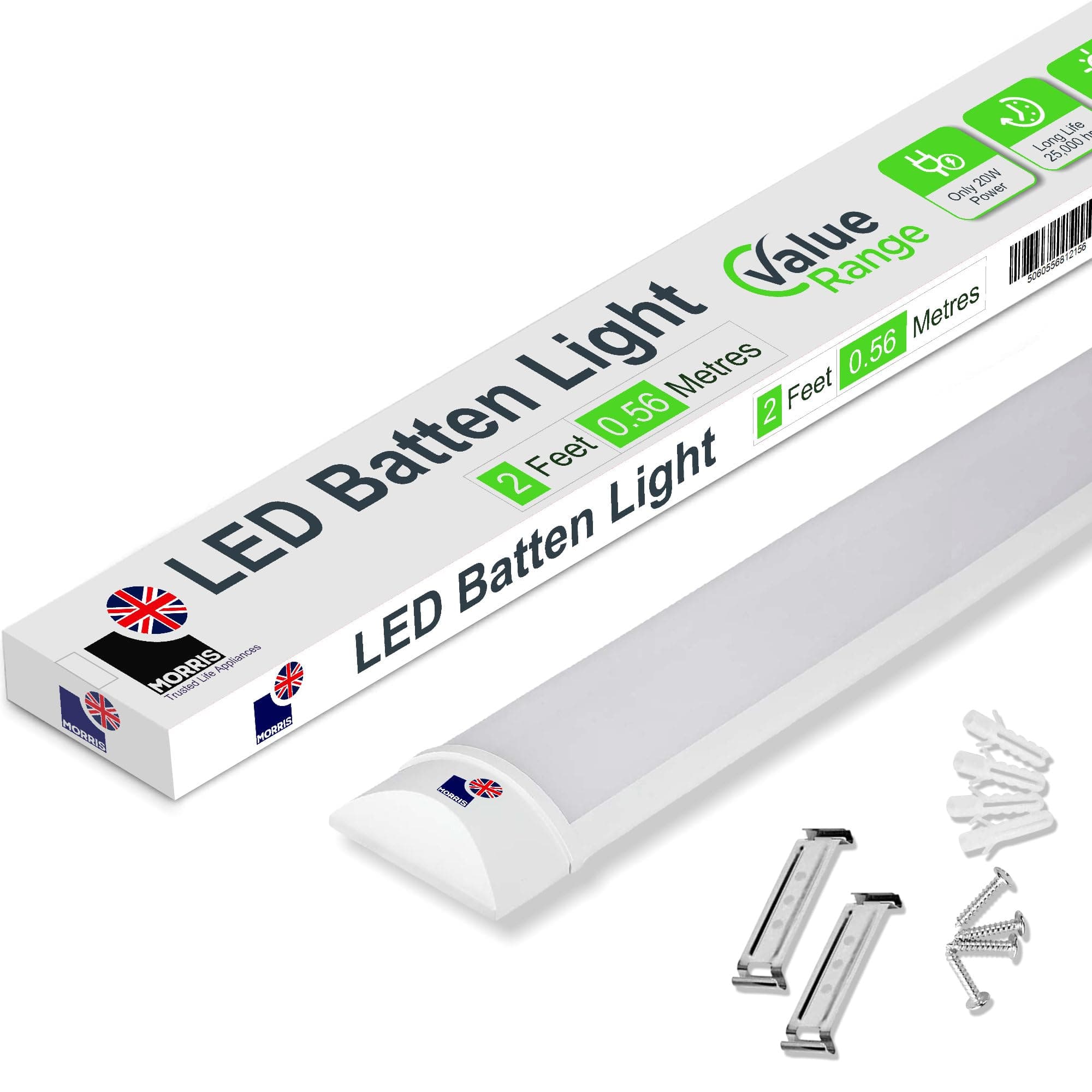 2ft LED Batten Light