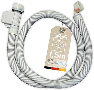 Aquastop Hose 1.5 m, G 3/4 inch, 60 °C, hose-in-hose with leak sensor, compatible with Bosch Siemens Constructa Balay, 11007861, for washing machines