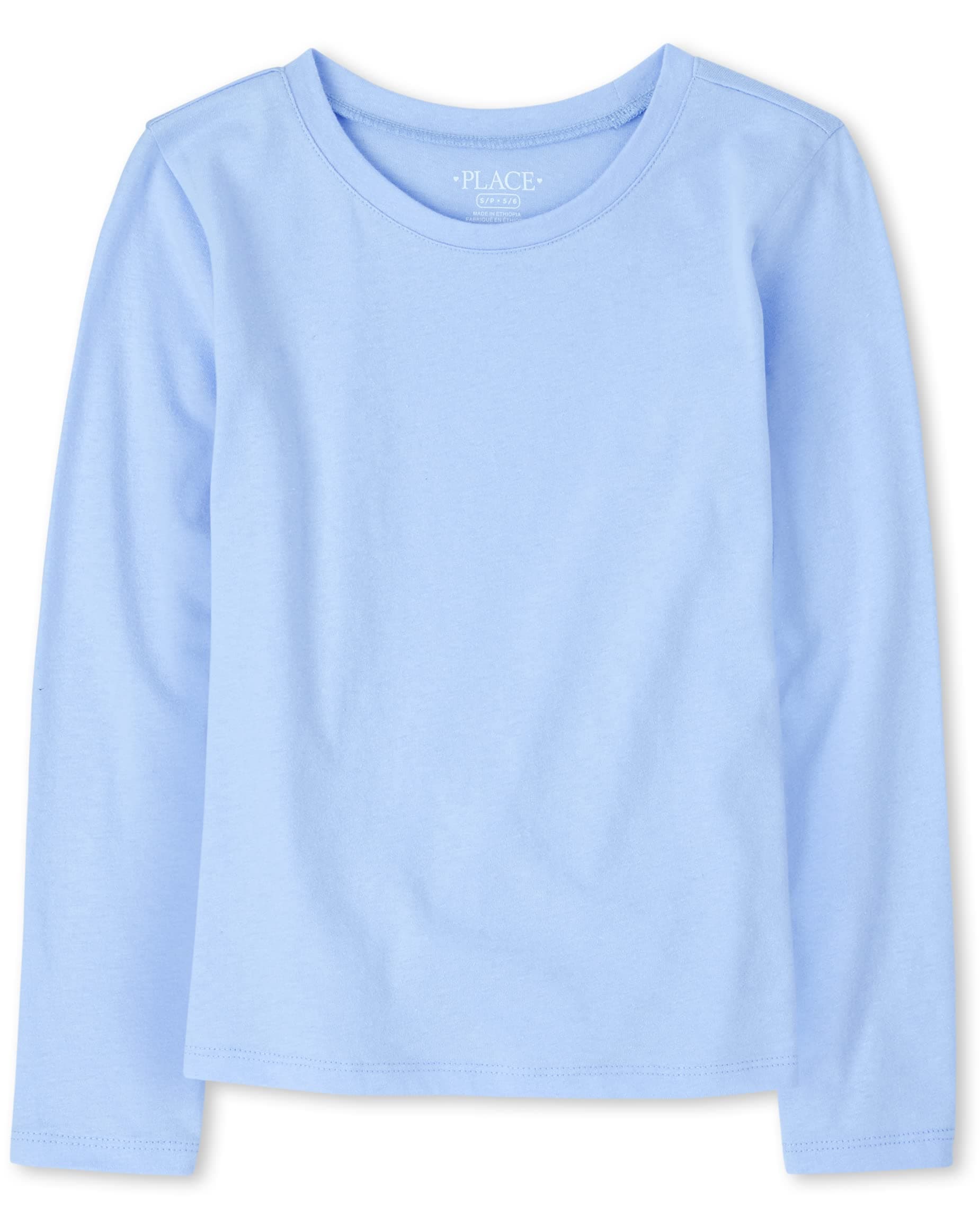 Girls Basic Long Sleeve Layering Tees