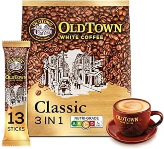 OLD TOWN 3 in 1 Classic White Coffee, 21.2 Ounce