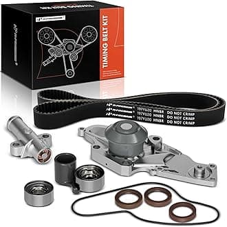 A-Premium Timing Belt Kit and Water Pump Compatible with Honda Accord 2003-2017, Pilot, Odyssey, Ridgeline & Acura MDX, RDX, RL, TL, TSX, ZDX & Saturn Vue - SOHC V6 3.0L 3.2L 3.5L 3.7L