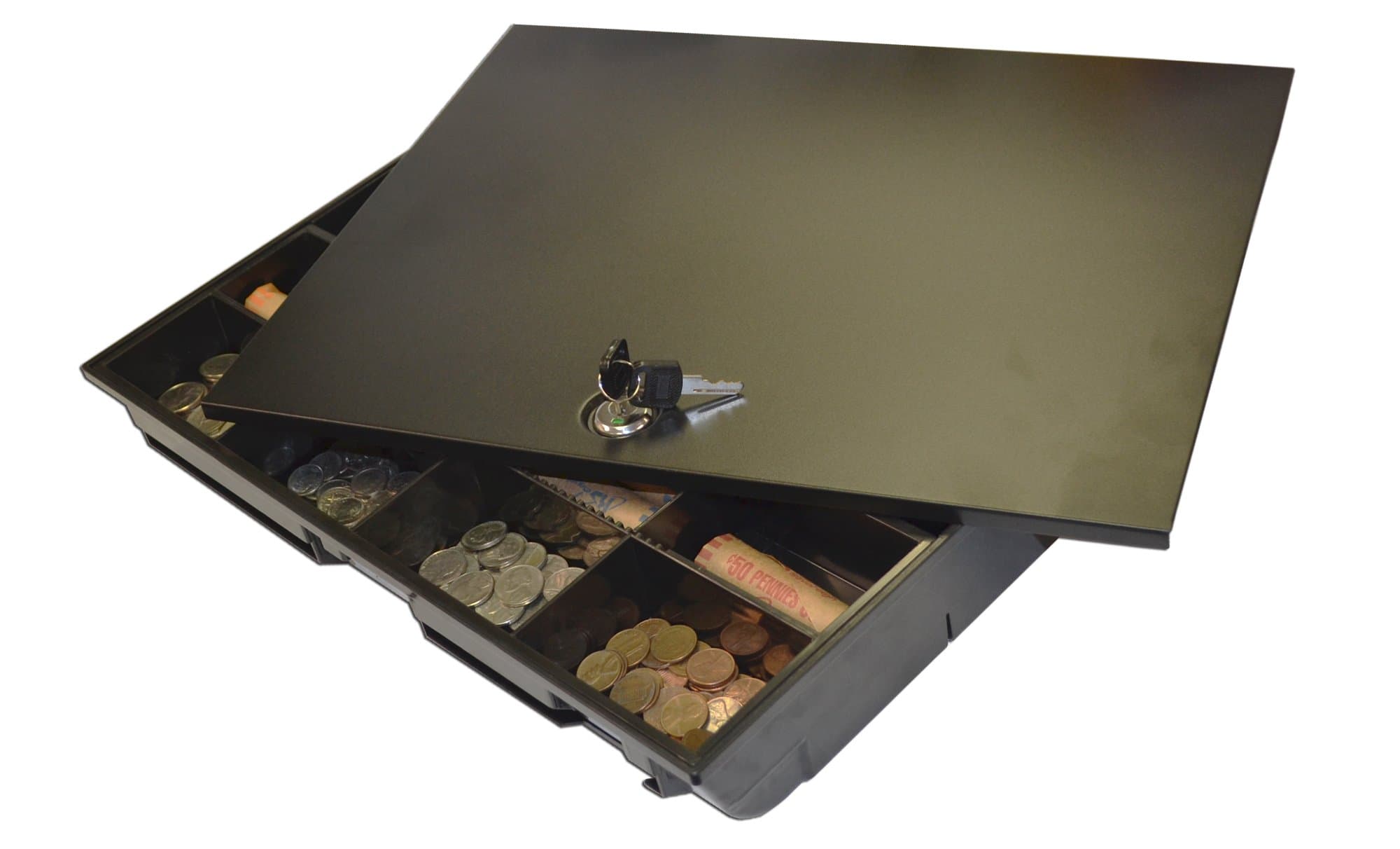 Cash Drawer Tray Insert with Locking Lid