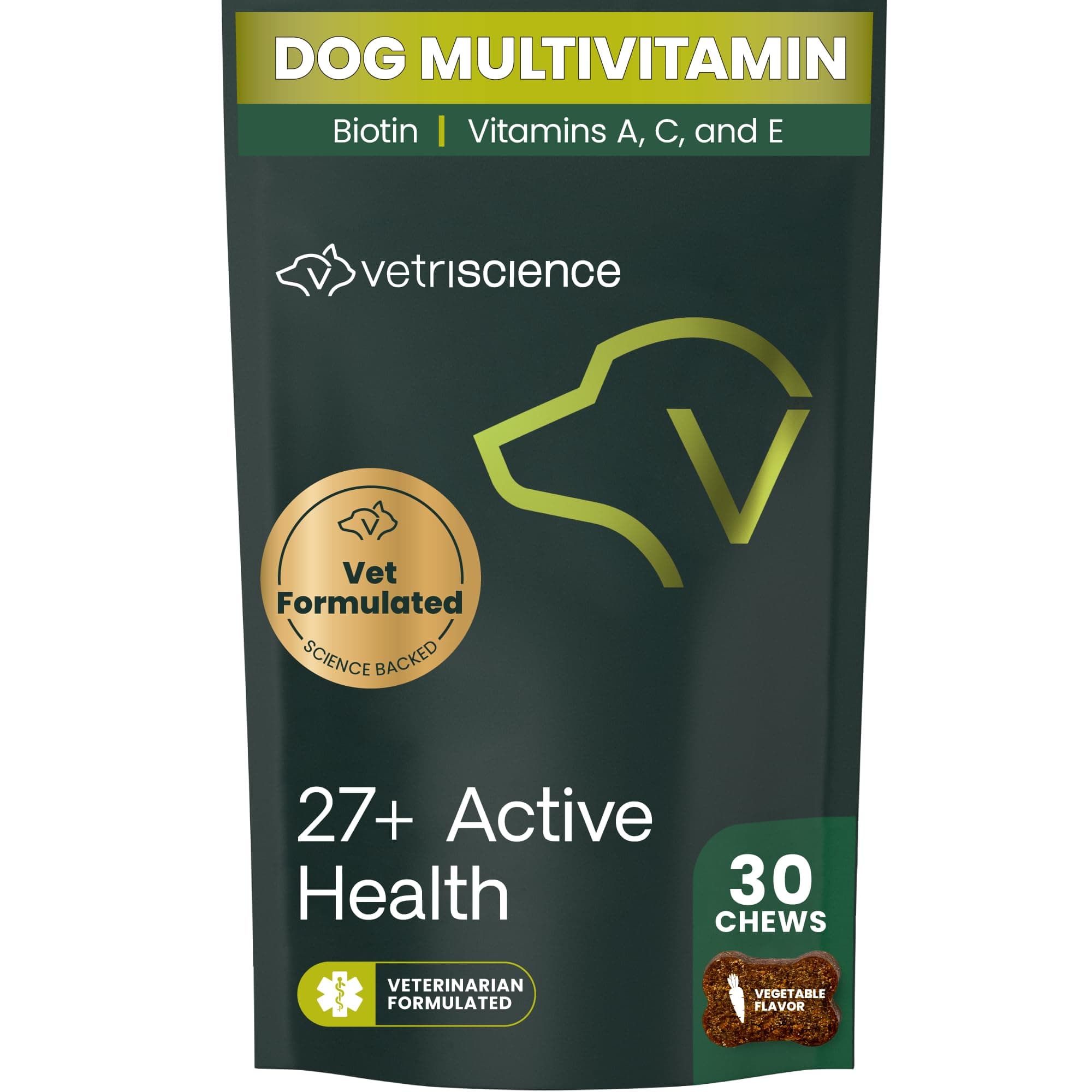 VetriScience 27+ Active Health Multivitamin for Dogs
