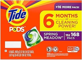 PODS Liquid Laundry Detergent Pacs, Spring Meadow (168 ct.)