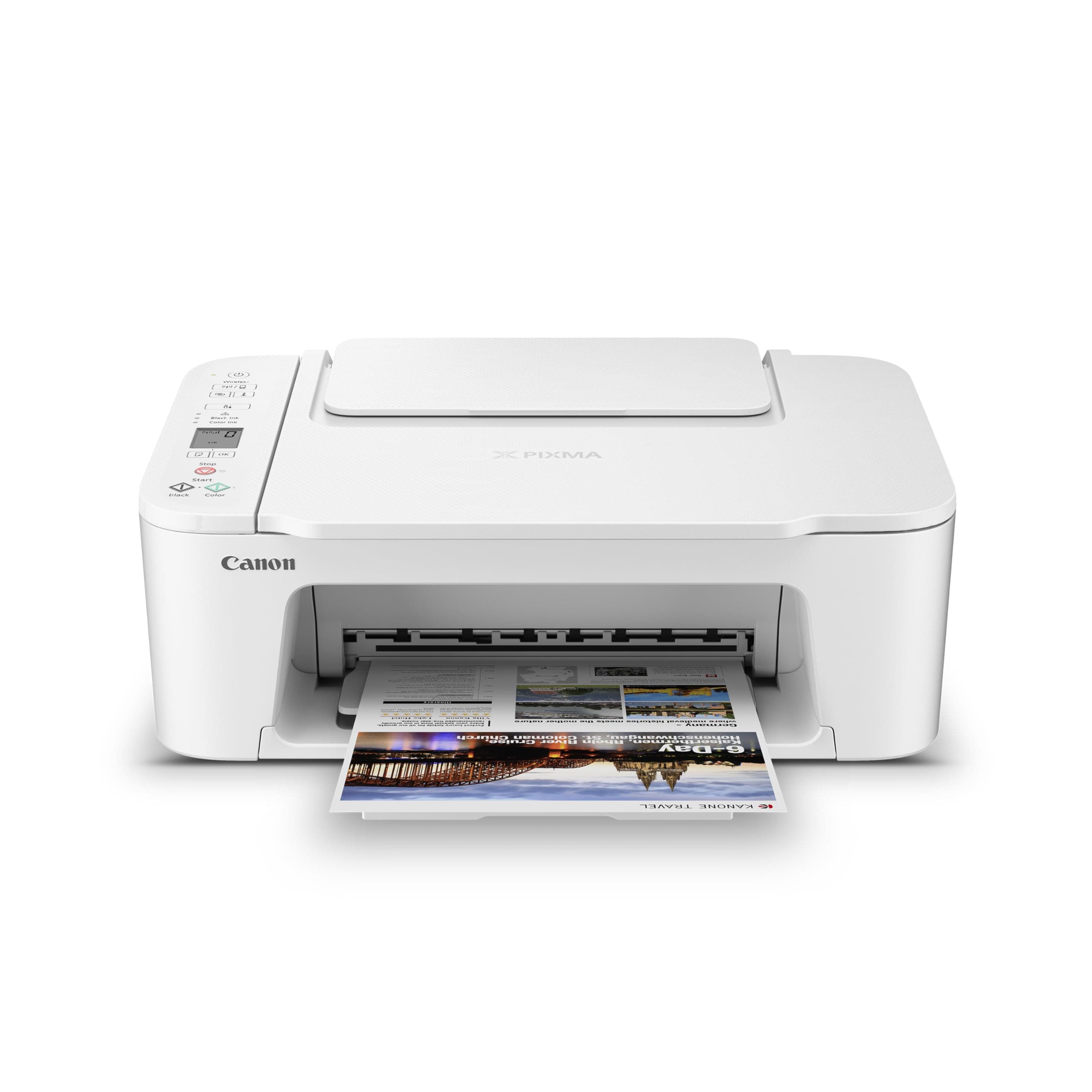 PIXMA TS3720 Wireless All-in-One Printer for Basic Home Printing, White