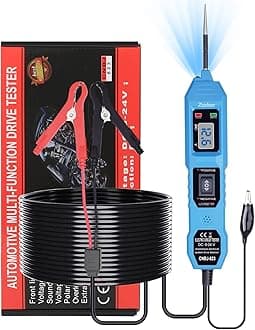 Power Circuit Probe Tester,3.5-36V DC Circuit Tester Automotive,Test Light,Fuse & Voltage Tester,Automotive Short Circuit Breake Finder Electrical Tools (Blue)