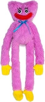 Poppy Playtime Huggy Wuggy Plush Doll - Collectible Toy for All Ages (19" Smiling Kissy Miss)