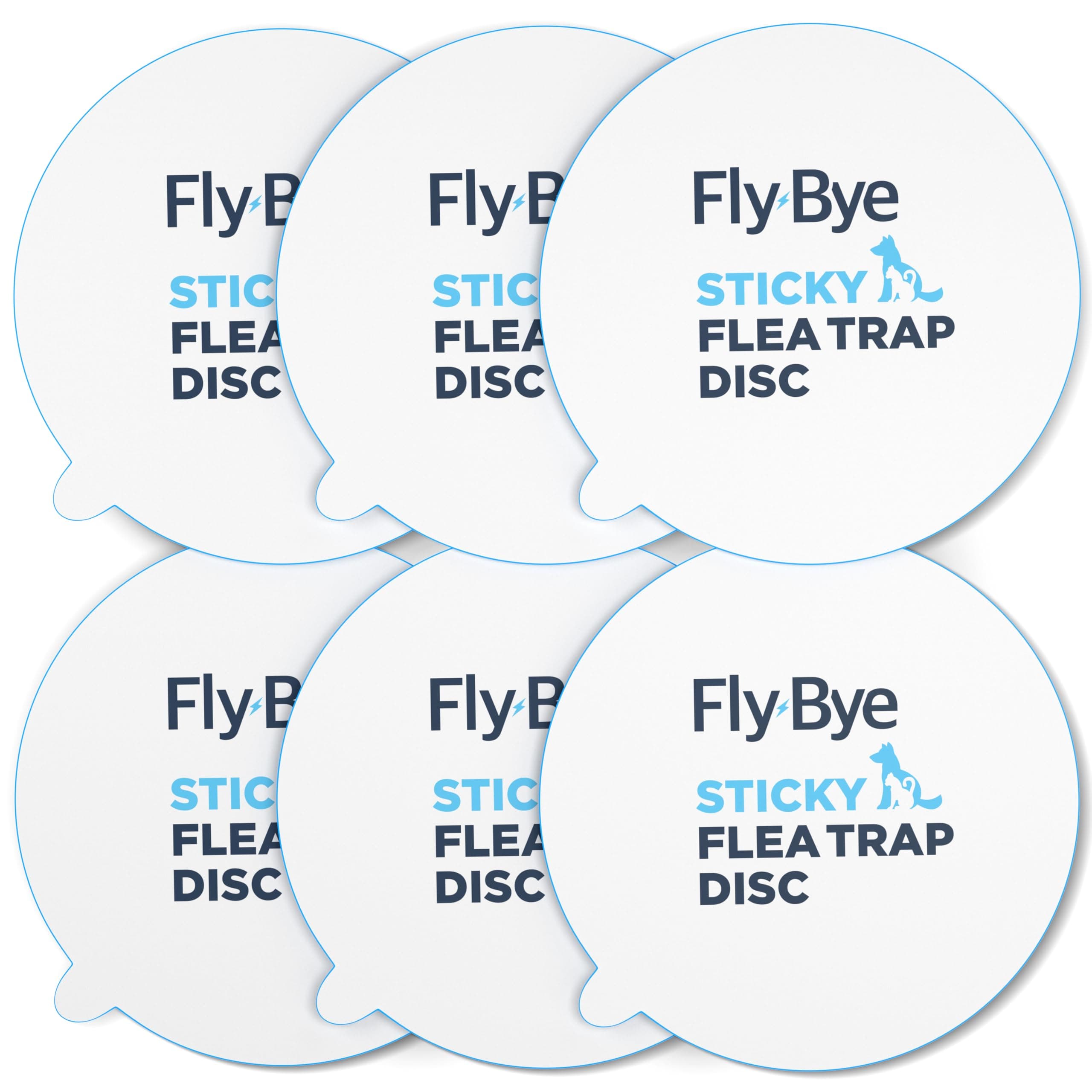 Fly-Bye 6x Flea Trap Replacements Discs/Pads - VALUE PACK