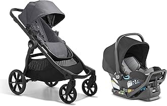 City Select 2 Single-to-Double Modular Travel System Includes City GO 2 Infant Car Seat Radiant Slate
