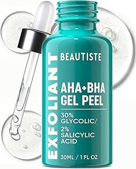 30 DAY MIRACLE AHA 30% + BHA 2% Peeling Solution - Clinical Strength Liquid Exfoliant for Dark Spots, Blackheads & Clogged Pores - Resurfacing Salicylic Acid Serum & Chemical Peel for Face