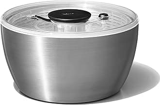 Good Grips Salad Spinner 6-2/74-Quart Stainless Steel 1071497