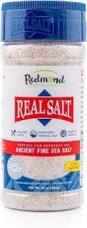 Real Sea Salt - Natural Unrefined Organic Gluten Free Fine, 10 Ounce Shaker (1 Pack)