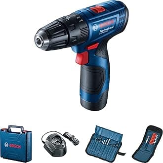 Cordless Combi GSB 120-LI (1x2Ah Battery + 23pc Screwbit+Case) for screwdriving and drilling | Model: 06019G81L1 with 1 year warranty