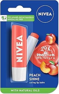 Nivea Fruity Shine Peach Lip Balm, 0.17 oz (4.8 g)