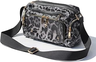 Women Fashion Tote Crossbody Handbags for Women Multi Pockets Shoulder Bag Nylon Travel Purse