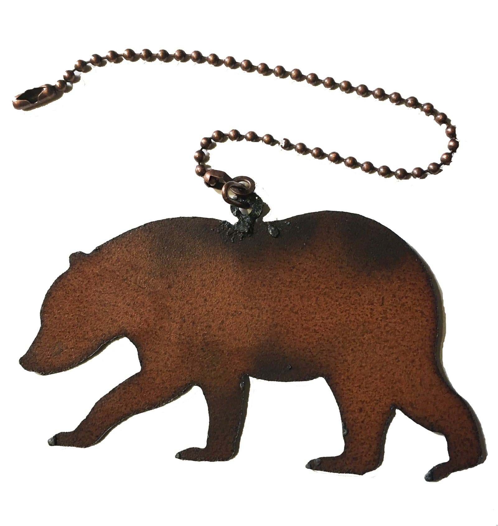 Bear Decor Rustic Metal Ceiling Fan Pull Light Pul