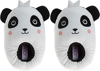 Josmo Kids Girl Slippers Animated Cartoon House Shoes - Lightweight Plush Warm Comfort Soft Aline (sizes: 9-10 toddler / 11-13 Little Kid / 1-5 Big Kid)