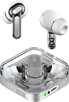 Ear (3) Wireless Earbuds, Adaptative Noise Cancelling In-ear Headphones with LDAC Hi-Res, Super Mic, IP54, Quick charge, Up to 38 hours of Battery Life, Android and iOS Compatible - White