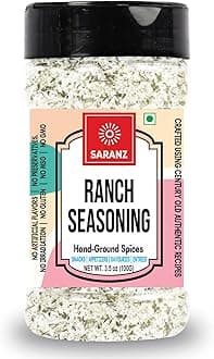 Ranch Mix Exotic Seasoning Perfect for Snacks, Appetizers, Savouries|Ranch Mix with Fresh Ingredients For Dressing | Aromatic and Flavoured Vegan Seasonings |Used Ranch Mix Seasoning in Sauces, Marinades, Dressing, Snacks-100 Grams Sprinkler Jar