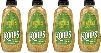 KOOPS' Mustard Horseradish 12 OZ (Pack of 4)