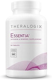 Theralogix Essentia Multivitamin for Women - 90-Day Supply - Women's Daily Multivitamin - Supports Immune Health & Bone Health - Includes Vitamin C, Vitamin D, Zinc & More - NSF Certified - 90 Tablets