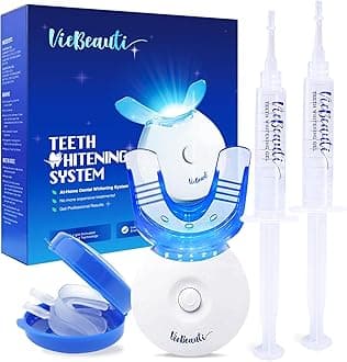 Teeth Whitening LED Light Enhances Minty Fresh White Smile