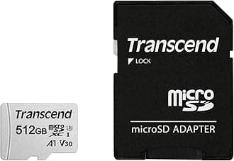 USD300S A1 512GB UHS-I U3 with V30 Micro SD Memory Card up to 100/85 MB/s microSDXC I with Adapter (TS512GUSD300S-A)