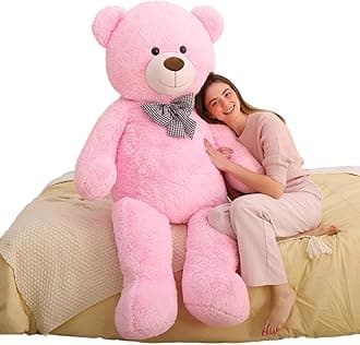 MaoGoLan Giant Teddy Bear 6 Feet Tall, Pink Human Size Big Teddy Bear Stuffed Animal for Boyfriend,Girlfriend,Wife on Valentines,Christmas,Birthday