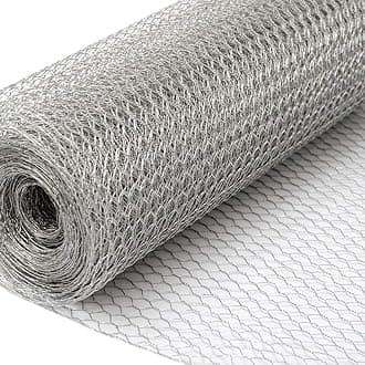 Wire-Netting Fence Hexagonal Chicken Wire Mesh 25m Animal Rabbit Fence Height 100cm Mesh breadth 13x13mm 0.9mm Galvanized