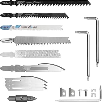 BIBURY Multitool Pliers Spare Parts Kit, Replaceable Wire Cutter, Screwdriver & Window Breaker & Interchangeable Saws Blade & File and Scalpel Blades Suitable with BIBURY Multitool Pliers