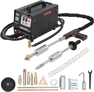 VEVOR 110V Spot Welder Dent Puller, 3000W Stud Welder Dent Repair Kit, 7 Models Spot Welding Machine for Car Body Dent Repair