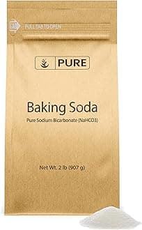 Baking Soda (2 lb) Sodium Bicarbonate (NaHCO3), Always Pure, No Fillers Or Additives.