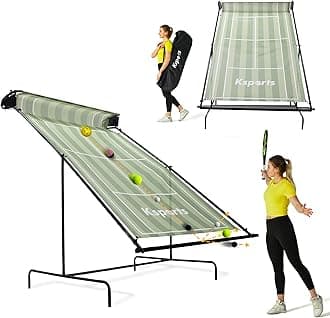 Ksports Tennis Rebounder Net – Multi Racket Sports Trainer for Tennis, Pickleball, Padel, Squash & Racquetball – Quick Assembly, Portable with Carry Bag