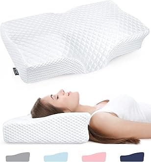 Adjustable Neck Pillows for Pain Relief Sleeping - Enhanced Ergonomic Contour Shoulder Support, Cooling Cervical Memory Foam Pillows, No Smell Orthopedic Bed Pillow for Side Back Stomach Sleeper