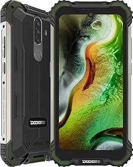 DOOGEE Banerqi Rugged Smartphone, S58 Pro (2020) Android 10,6GB+64GB/256GB Expansion 16MP+16MP Triple Camera 5.71in HD+,4G Dual SIM Card (Green)