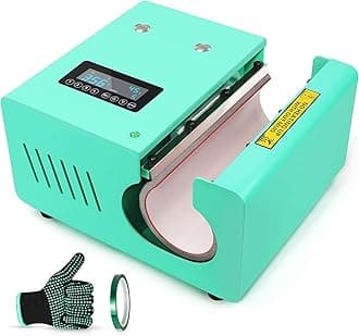 RealkantAutomatic Tumbler Heat Press Machine, Auto Tumbler Press, Tumbler Heat Press 20-30 oz, Mug Press Cup Press Heat Press for Sublimation Blanks Skinny Straight Tumblers Glass 11-15OZ Mug (Green)