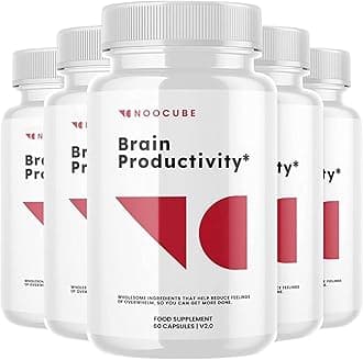 NOO-Cube Brain Productivity Pills Cognitive Enhancer Pills, Brain Productivity Supplement, 300 Count (Pack of 5)