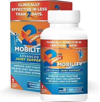 Advanced Joint Support Supplement - Turmeric, Resveratrol, Boswellia Serrata Extract, UC-II Collagen - Vitamins and Nutrients for Back, Limbs, Hip, & Knee - 30 Count