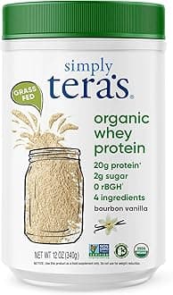 Teras Whey Organic Protein, Bourbon Vanilla,12 oz