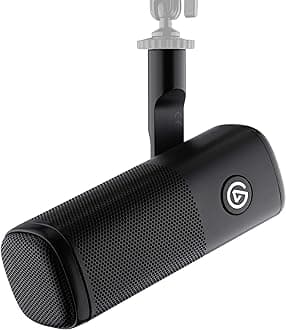 Wave DX - Dynamic XLR Microphone, Cardioid pattern, Noise Rejection, speech optimised for Podcasting, Streaming, Broadcasting, No Signal Booster Required, works with any Interface, for Mac, PC