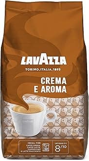 Lavazza Espresso Crema & Aroma Coffee Beans, Medium Roast, 1 Kg, Gold