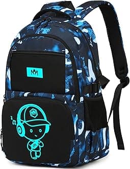 Kids Backpack Boys Camo Bookbag Teens Elementary School Bag Daypack Travel Back Pack Middle school (Camo-boy)
