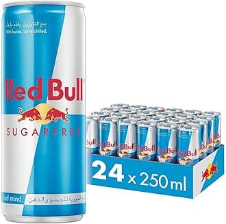 Energy Drink, Sugar Free, 250 ml (24 pack)