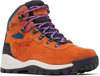 Columbia Women's Newton Ridge Plus Waterproof Amped Hiking Shoe, Cedar, Nightwave, 5.5 UK